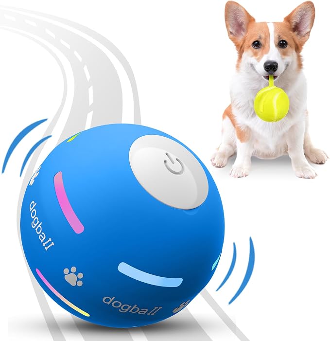 PetDroid Motion Activated Dog Ball | Interactive Rolling Toy