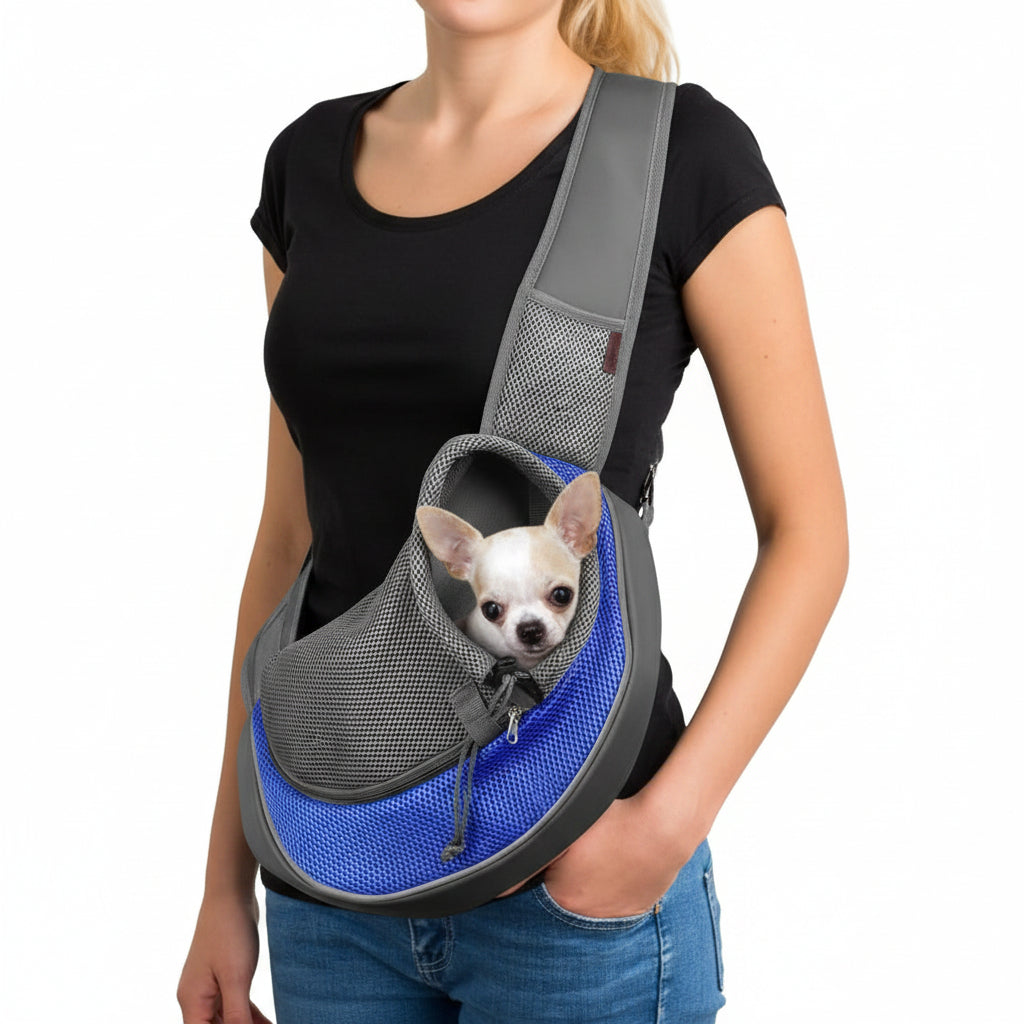 YUDODO Pet Sling Carrier | Crossbody Carrier for 5-9lb Pets