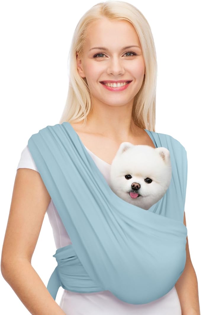 AnccoPlus Hands-Free Dog Sling Carrier | Small Dogs to 20lbs