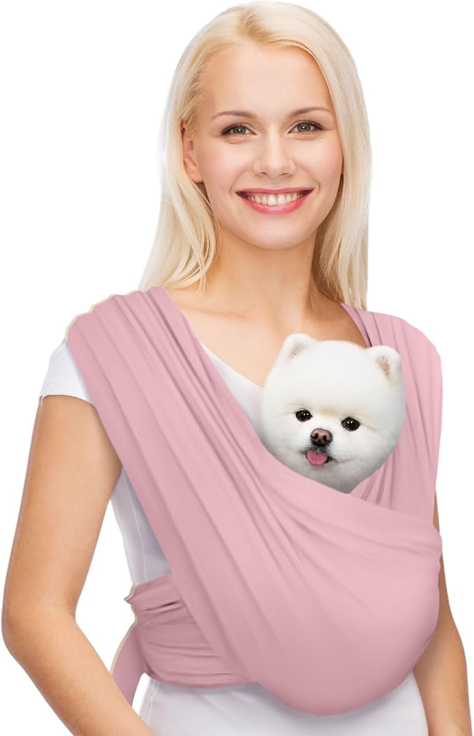 AnccoPlus Hands-Free Dog Sling Carrier | Small Dogs to 20lbs