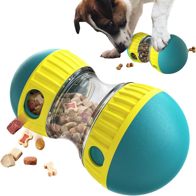 Dog Treat Dispensing Puzzle Toy | Adjustable Slow Feeder Ball