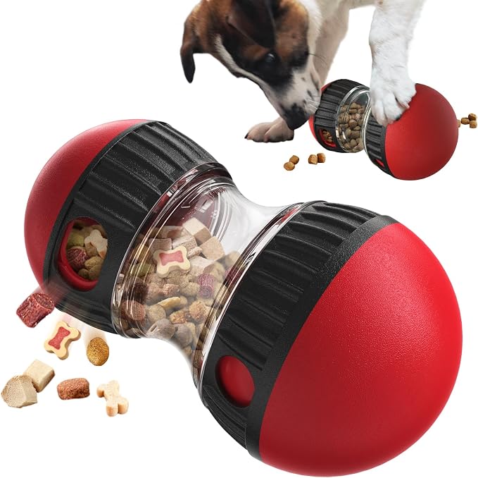 Dog Treat Dispensing Puzzle Toy | Adjustable Slow Feeder Ball