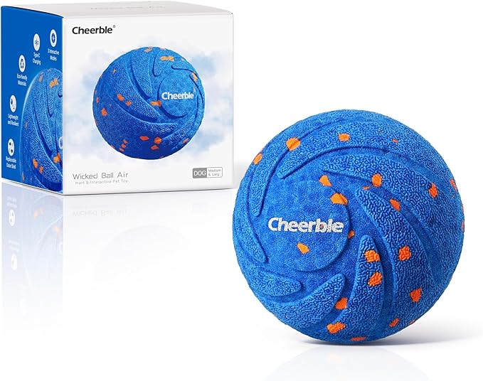 Cheerble Wicked Ball AIR | Smart Interactive Dog Toy, E-TPU