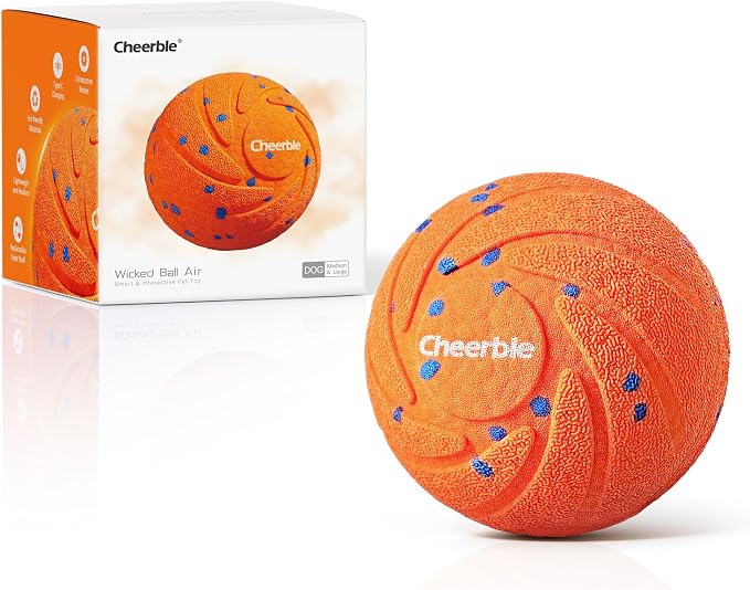 Cheerble Wicked Ball AIR | Smart Interactive Dog Toy, E-TPU