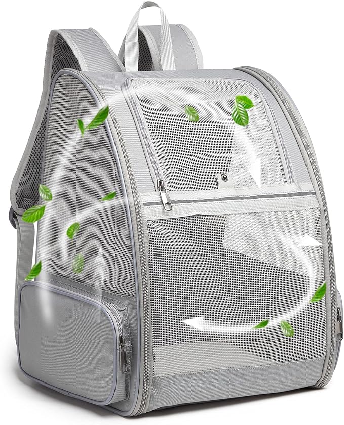 Texsens Bubble Pet Backpack Carrier for Cats & Small Dogs